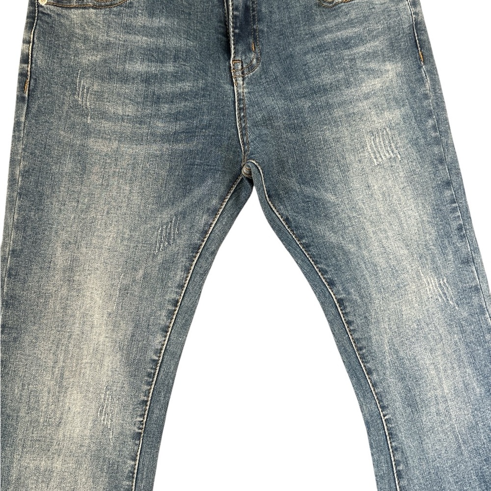 Luxe Moda Fringe Frayed Distressed Women Blue Denim Jeans
Size 10 - Picture 10 of 10